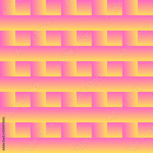 Abstract geometric pattern background with futuristic 3D cube shapes and seamless lines for modern digital art illustration design