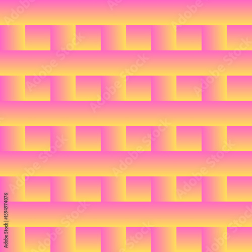 Abstract geometric pattern of light cubes and stripes for modern tech-inspired design
