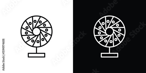 Perpetual motion icon Editable stroke vector pack, suitable for web designs.