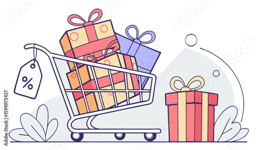 illustration of a gift box
