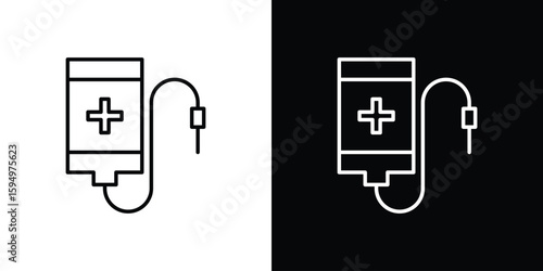 Intravenous icon Editable stroke vector pack, suitable for web designs.