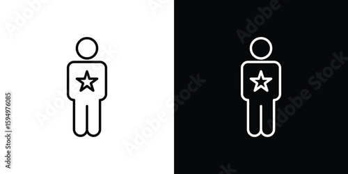 Good human icon Editable stroke vector pack, suitable for web designs.