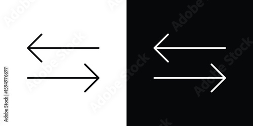 Double arrow icon Editable stroke vector pack, suitable for web designs.