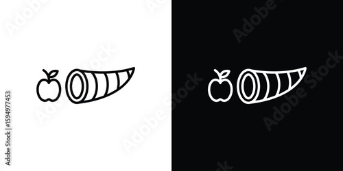 Cornucopia icon Editable stroke vector pack, suitable for web designs.