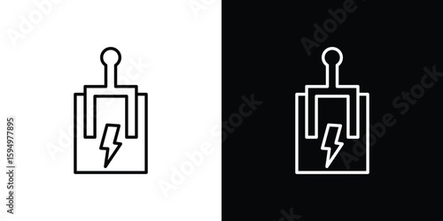 Circuit Breaker icon Editable stroke vector pack, suitable for web designs.