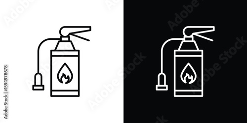 Blowtorch icon Editable stroke vector pack, suitable for web designs.