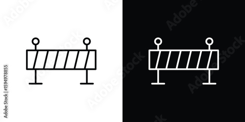 Barrier icon Editable stroke vector pack, suitable for web designs.