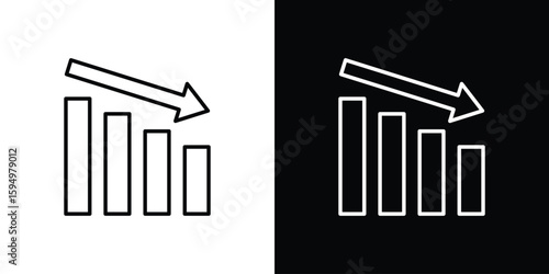 Attrition icon Editable stroke vector pack, suitable for web designs.