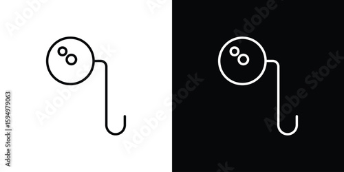 Ar monocle icon Editable stroke vector pack, suitable for web designs.