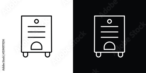 Air purifier icon Editable stroke vector pack, suitable for web designs.