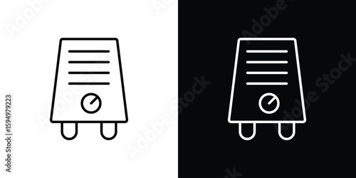 Air purifier icon Editable stroke vector pack, suitable for web designs.