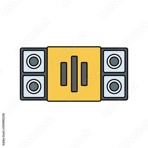 vrm lineal color line icon with white background vector stock illustration