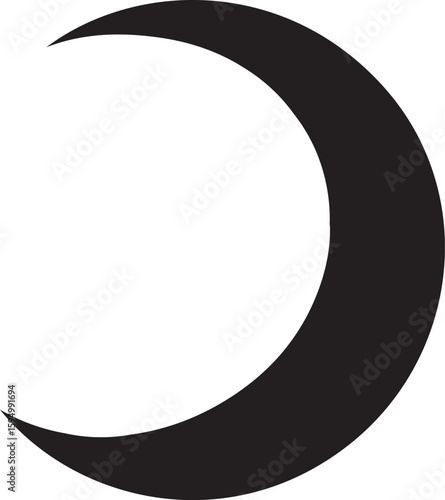 Black Crescent Moon
