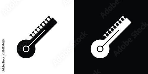 Sitar icon concept. silhouette icon.