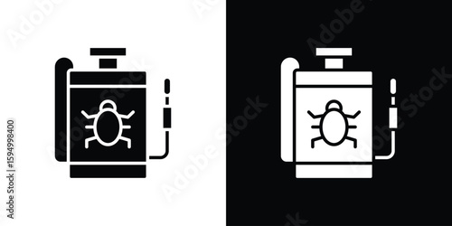 Pesticide icon concept. silhouette icon.