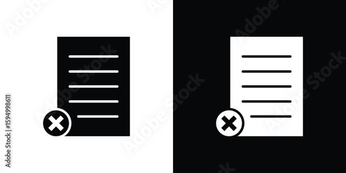 Paperless icon concept. silhouette icon.