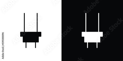 Heating element icon concept. silhouette icon.