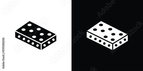 Halva icon concept. silhouette icon.