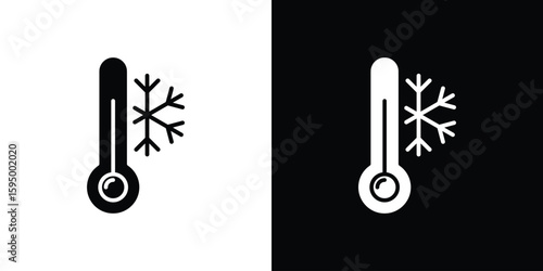 Cold icon concept. silhouette icon.