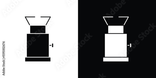 Camping gas icon concept. silhouette icon.