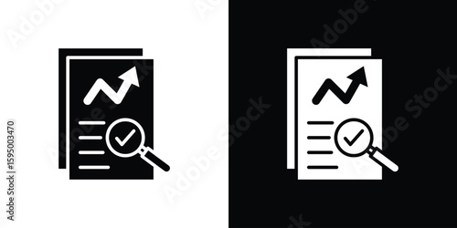 Auditors icon concept. silhouette icon.