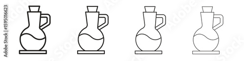 Vinegar icon vector illustration. EPS 10 editable vector.