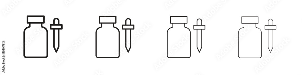 Obraz premium Serum icon vector illustration. EPS 10 editable vector.