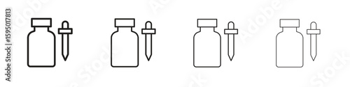Serum icon vector illustration. EPS 10 editable vector.