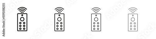 Remote control icon vector illustration. EPS 10 editable vector.