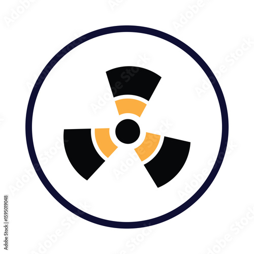 Sign, radiation, radioactive, radiation radioactive sign icon
