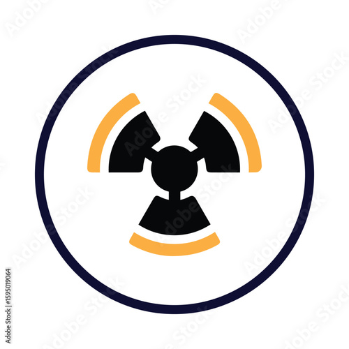 Sign, radiation, radioactive, radiation radioactive sign icon