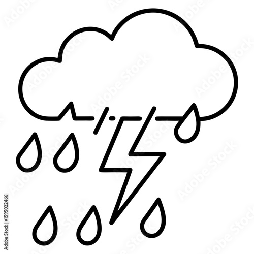 Rainy Weather Icon