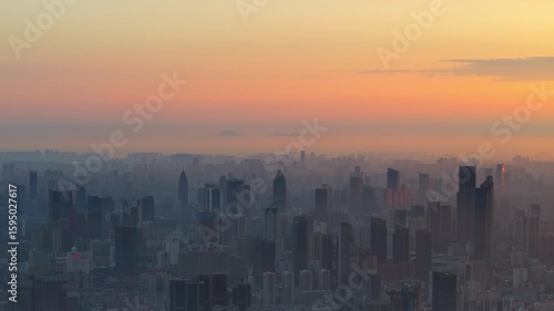 Wallpaper Mural Wuhan city landmark skyline scenery Torontodigital.ca