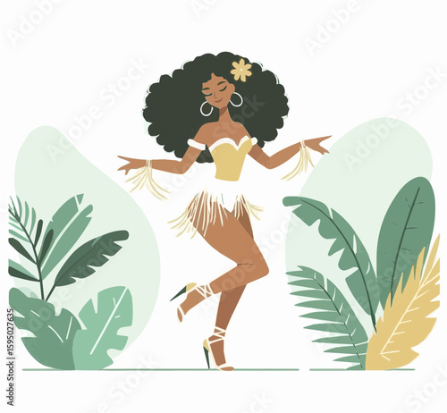 Brazilian woman dancing