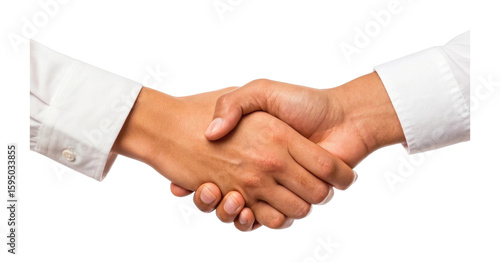 Wallpaper Mural Handshake between two people demonstrating cooperation and agreement Torontodigital.ca