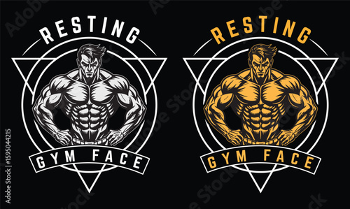 Resting Gym Face t shirt design