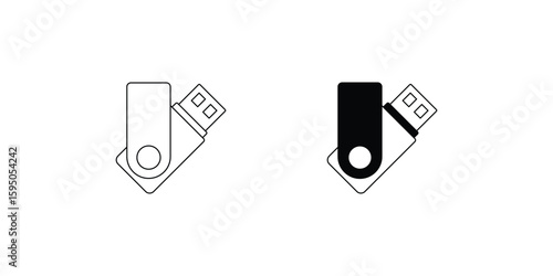flash set icon with white background vector stock illustration