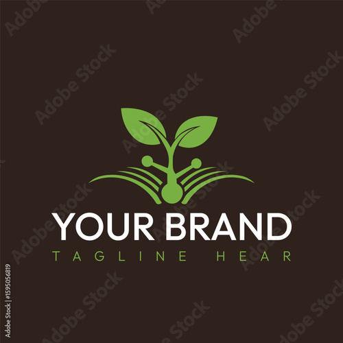  Green Plant Education Logo