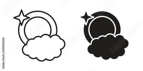 Washing dishes icon Vector isolated design element. EPS10