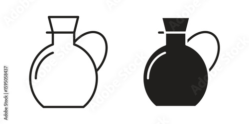 Vinegar icon Vector isolated design element. EPS10
