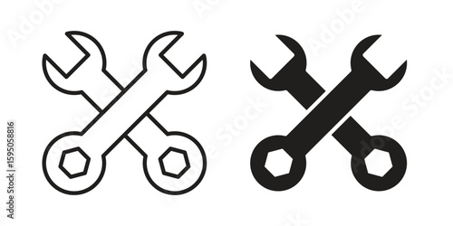 Tools icon Vector isolated design element. EPS10