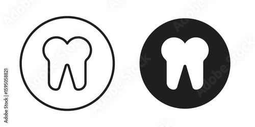 Tooth icon Vector isolated design element. EPS10