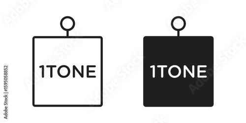 Tonne icon Vector isolated design element. EPS10