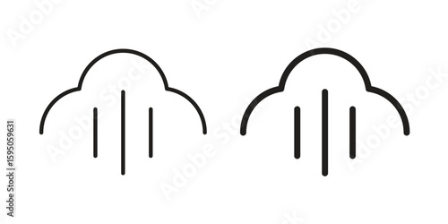 Steam icon Vector isolated design element. EPS10