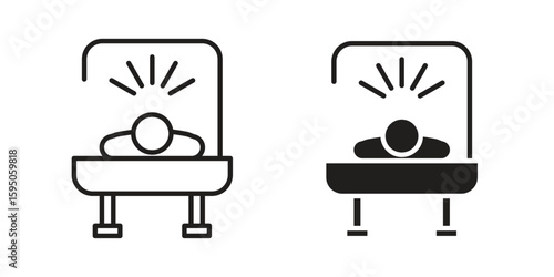 Solarium icon Vector isolated design element. EPS10