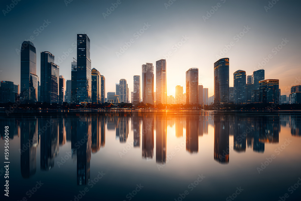 minimalistic cityscape with modern skyline at urban sunset focus on sleek architectural lines leaving generous copy minimalistic cityscape with modern skyline at urban sunset focus on sleek architectural lines leaving generous copy