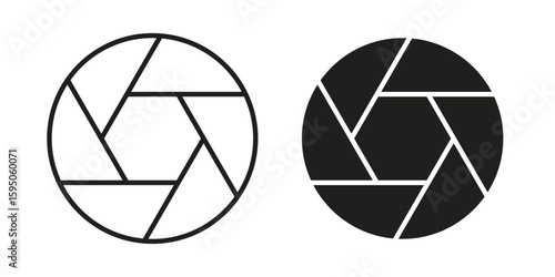 Shutter icon Vector isolated design element. EPS10