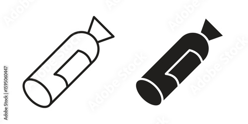 Salami icon Vector isolated design element. EPS10