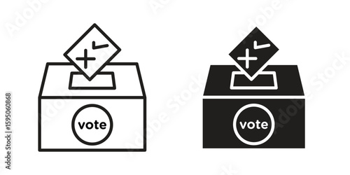 Referendum icon Vector isolated design element. EPS10
