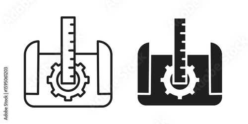 Prototyping icon Vector isolated design element. EPS10